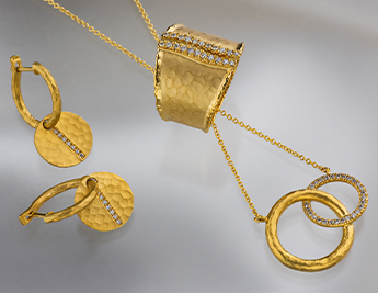 Entwined Circles Collection |14K Gold and Diamond Jewelry