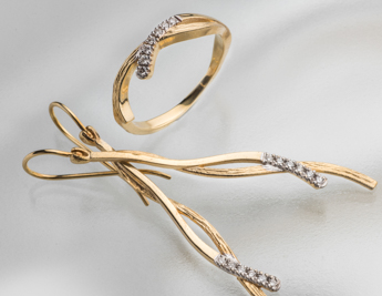 Barley Collection | 14K Gold and Diamond Jewelry