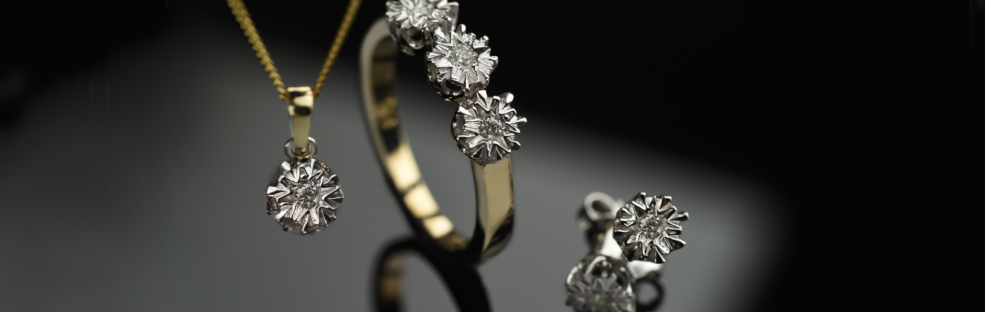 Solitaire Collection | 14K Gold and Diamond Jewelry