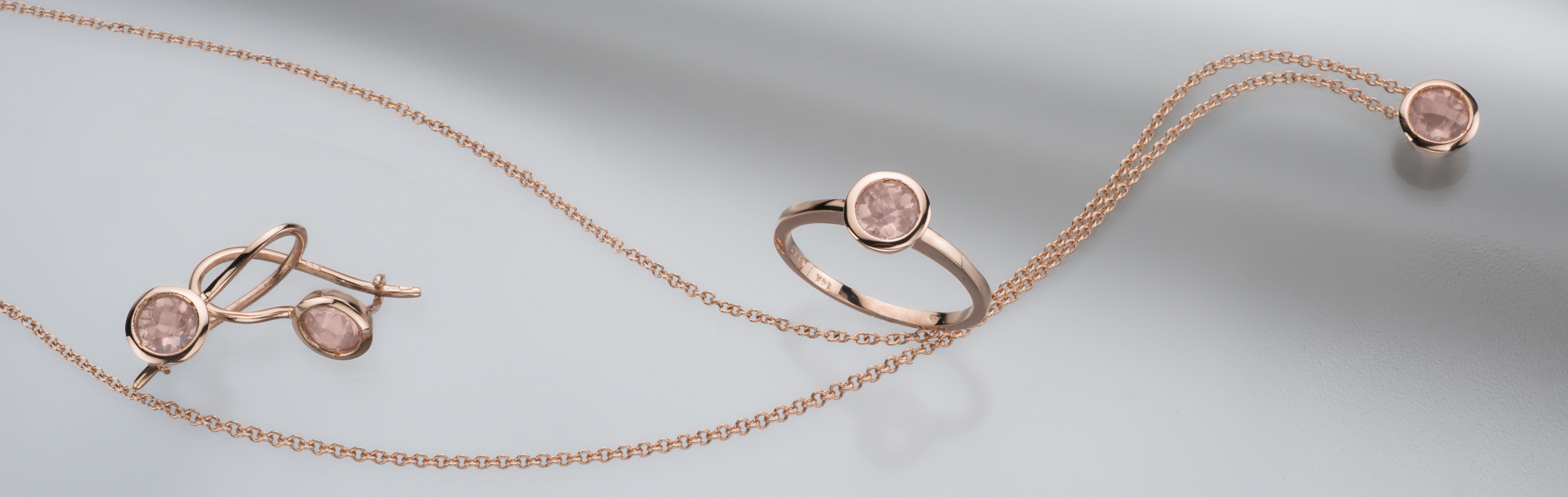 Ancient Rose Collection | 14K Rose Gold and Rose Quartz Jewelry