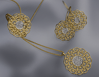 Woven Gold Collection | 14K Gold and Diamonds Jewelry