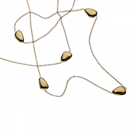80cm 14K Gold Necklace