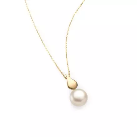 14K Gold Necklace with Pearl