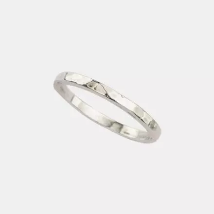 Silver 925 Textured Ring