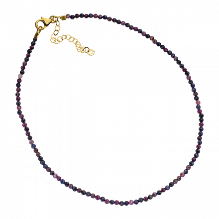 GoldField Necklece with Ruby