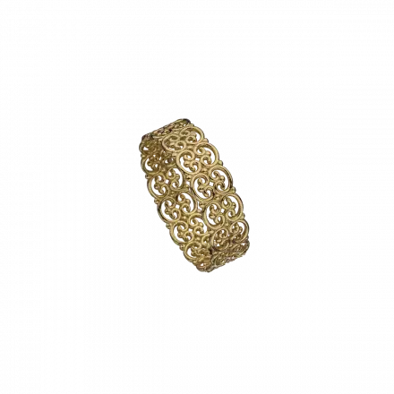 14K Gold Knitted Ring