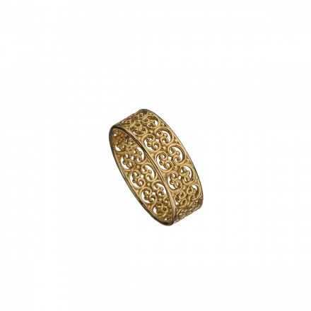 14K Gold Marriage Knitted Ring
