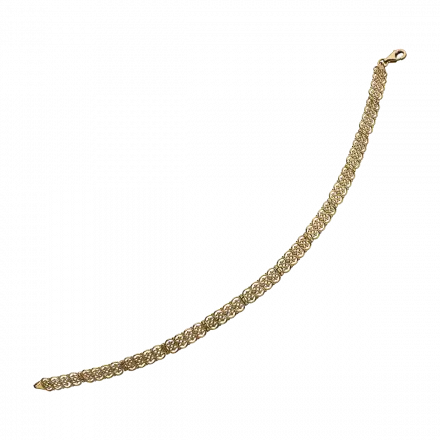 14K Gold Knitted Bracelet
