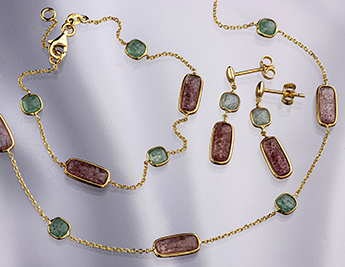 Tanzurine Collection | 14K Gold Jewelry with Natural Tanzurine