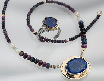 Lapis Lazuli Collection | 925 Sterling Silver & 9K Gold Jewelry with Lapis Lazuli
