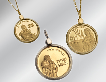 Women of the Bible Adillion | Official Medal set in 14K Gold Jewelry