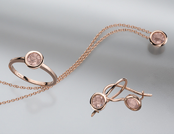 Ancient Rose Collection | 14K Rose Gold and Rose Quartz Jewelry