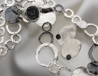 Star Dust Collection | White & Oxidized 925 Sterling Silver Jewelry