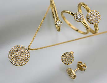 Golden Sphere Collection | 14K Gold and Diamond Jewelry