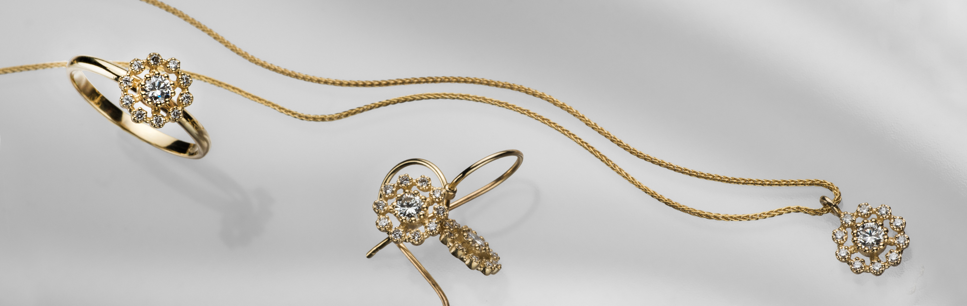 Dandelion Collection | 14K Gold and Diamond Jewelry