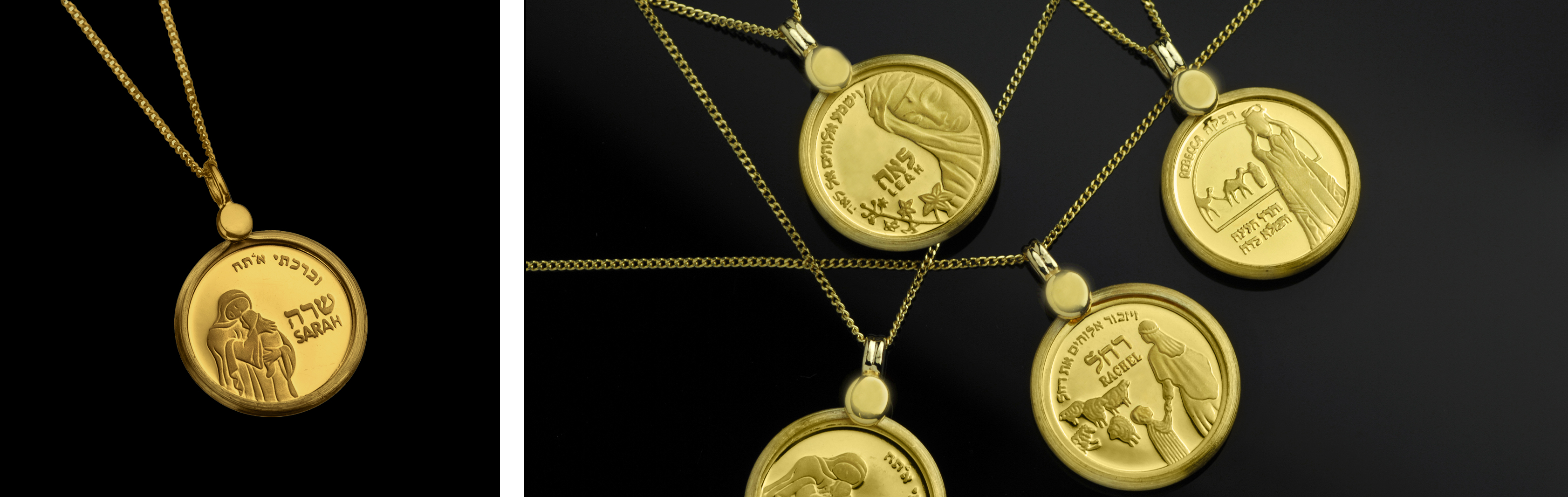 Women of the Bible Adillion | Official Medal set in 14K Gold Jewelry