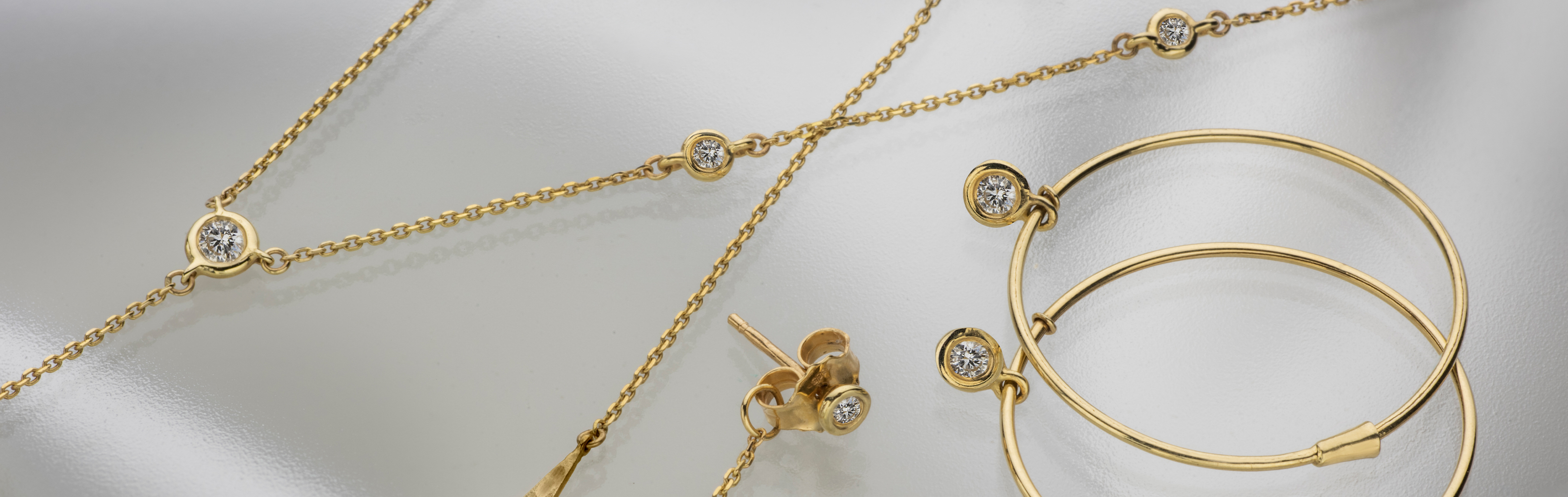 Diamond Sparkle Collection | 14K Gold and Diamond Jewelry