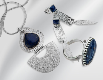 Veronica Collection | 925 Sterling Silver Jewelry with Lapis Lazuli Sodalite