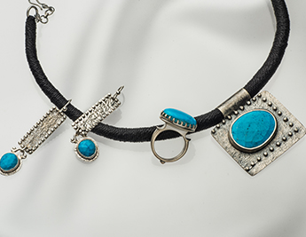 Desert Aqua Collection | 925 Sterling Silver Jewelry with Turquoise