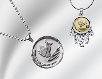 Go in Peace Adillion | State Medal set in 14K Gold and 925 Sterling Silver Jewelry