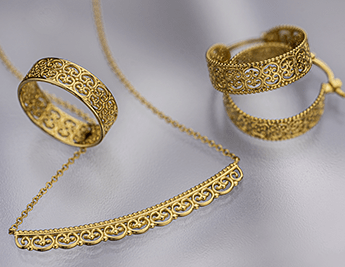 Arabesque Collection | 14K Gold Jewelry