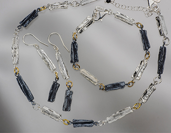 Licorice Collection | Three-Colored Silver Jewelry