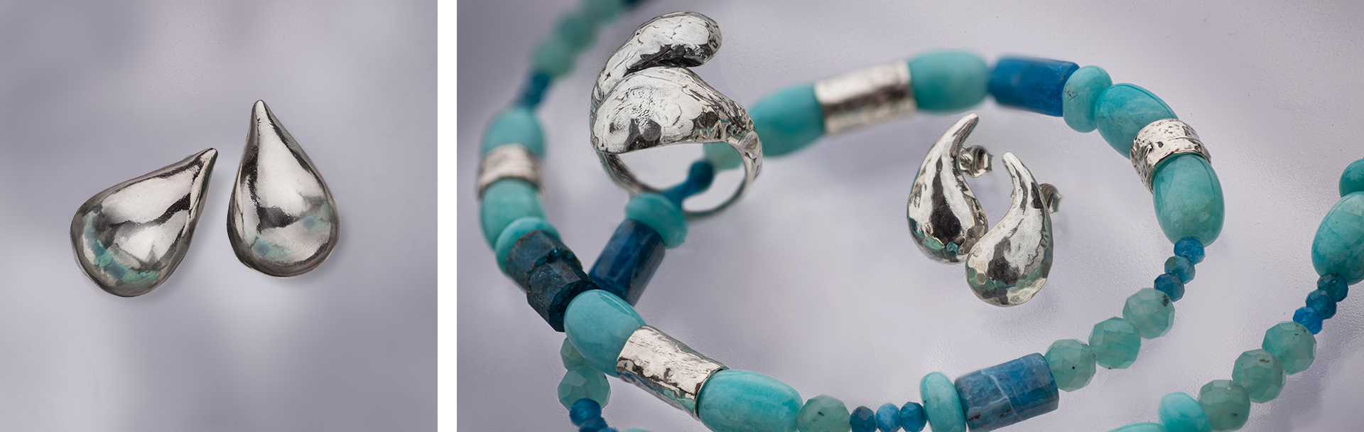 925 Sterling Silver Jewelry with Pearls and Natural Gemstones 