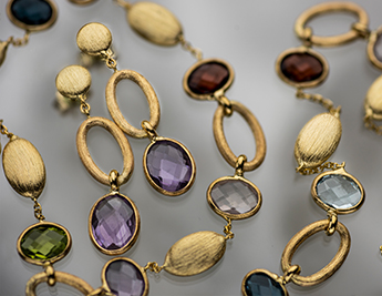 Colors of the Rainbow Collection |14K Gold Jewelry with Natural Gemstones