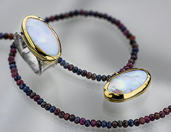 Depth of the Sea Collection | Silver 9k Gold & Sapphires